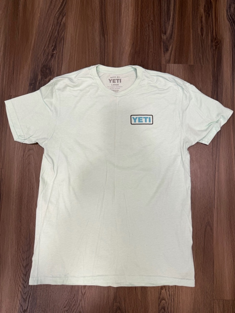 Yeti Men's Mint Green Logo Short Sleeve Tee